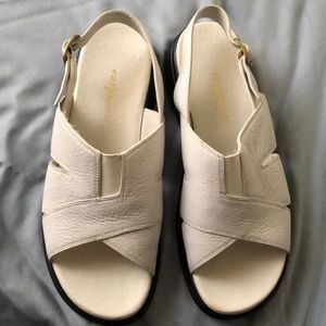 Easy spirit white sandals